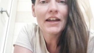 Luca masturbates her ass