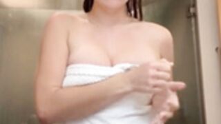 Megnutt fresh out of the shower