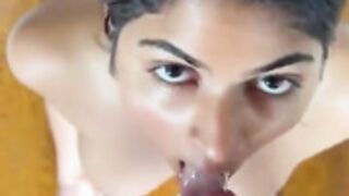 NRI boyfriend Squirts on GF after Blowjob