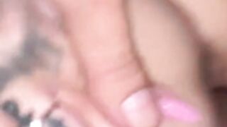 Guy cums on cheating wifes wedding ring