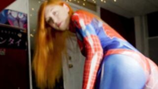 Unknown Ginger Spidergirl Suck