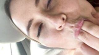 Ava Knicks - Getting crazy in car