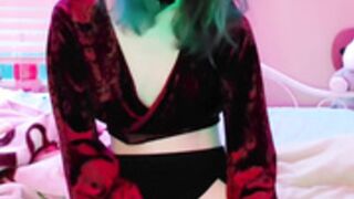 Knightly Cosplay elf riding dildo