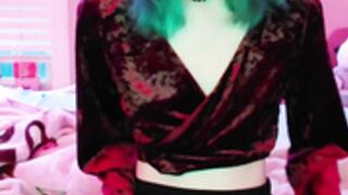 Knightly Cosplay elf riding dildo