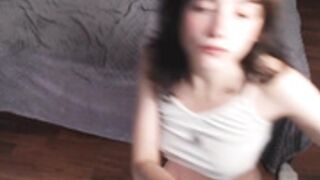 Juby_Yubi Sheer Panties, Boobs, Sucks Dildo