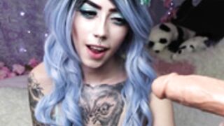 Kiittenymph - Nymphs 1st Slutty Double Blowjob/Cumshot