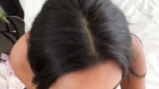 Babyfacedhoe after work blowjob