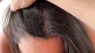 Babyfacedhoe after work blowjob