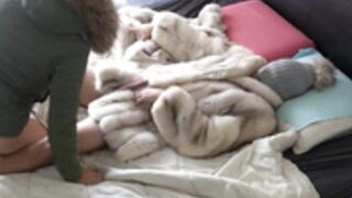 fur hood down jacket 257
