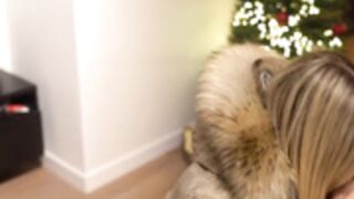 fur hood down jacket 252