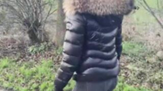 fur hood down jacket 247