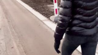 fur hood down jacket 243