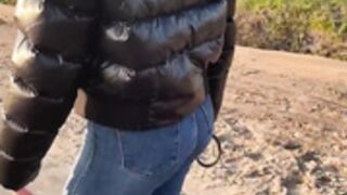 fur hood down jacket 242