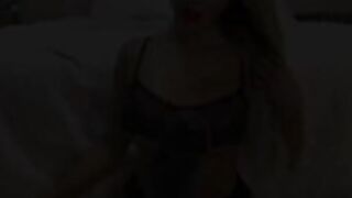 Harli riding a dildo