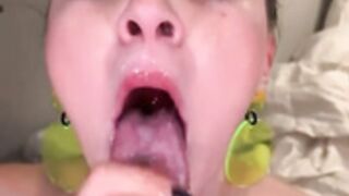 OF SLUT DEEPTHROAT FACIAL TONGUE UVULA