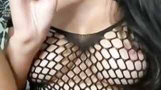 Alice Goodwin Dildo Fishnet