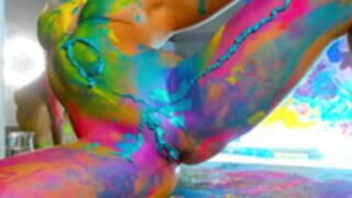 Meganmeow Closeup Fingering + Bodypaint
