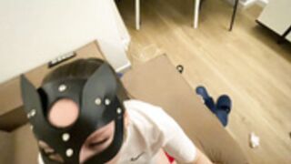 ellie_morgan blowjob by masked beauty