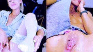 your_lil_babe's dilated cunt leaks and bubbles