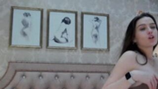 DaisyBarton dances in low-cut swimsuit, pt 2