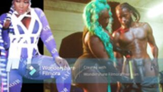 spice dancehall artist measure cock green screen joi