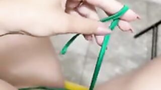 Mady Gio - Green Bikini Pleasure