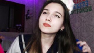 vrchan blowjob and cum swallow