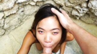 Vina Sky - Blowjob ( Unexpected Throatpie)