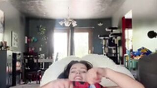 Queen_Egirl27 Spiderwoman Playing with her toys