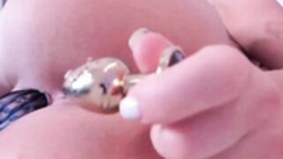 FIRE_ICE_EMMA glass dildo and buttplug