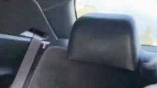 Layna & vbarbie hot lesbian's strap in car