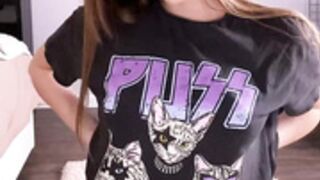 Aiwa Only beautiful teen dildo ride