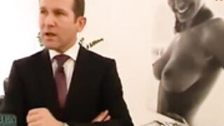 Annina Ucatis - Visit at the plastic surgeon