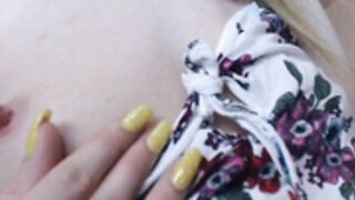JulyaandRaul OnlyFans Julya Pussy and Nipple Play