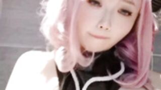 cosplay demon masturbation