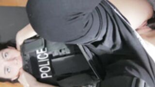 Rainbowslut - White Cop Fucks Black Cock