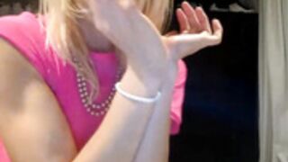 blonde with beautiful biceps and eyes