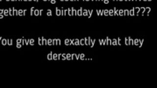 Lani Rails - Birthday Orgy With Hotwife Jenny & Scarlet