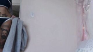 Tattoo ninja kitty pov ride