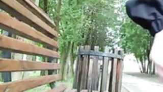 Anesteishen Fuck in the park