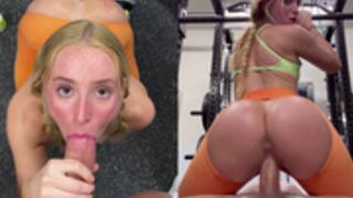 MadisonMoore - Perfect 👌 Round Butt 🍑 Fucked in Gym