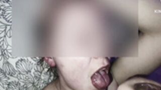 Amateur wife swallow huge double load