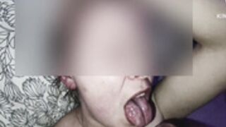 Amateur wife swallow huge double load