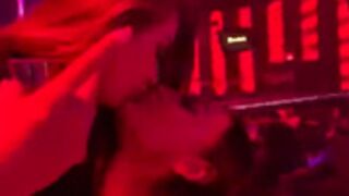 Nadine Kerestas kissing Francia James