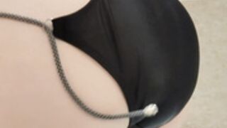 Anri Okita Black Swimsuit