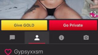 Gypsy shows boobs