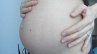 pregnant belly manipulation rare 2