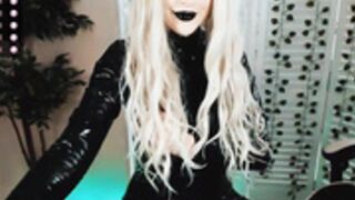 julia wilson latex catsuit