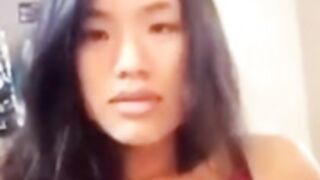 Asian girl caught masturbating in online class public z