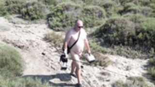 noel lauffenburger à l'essai pour la peche en mode nake